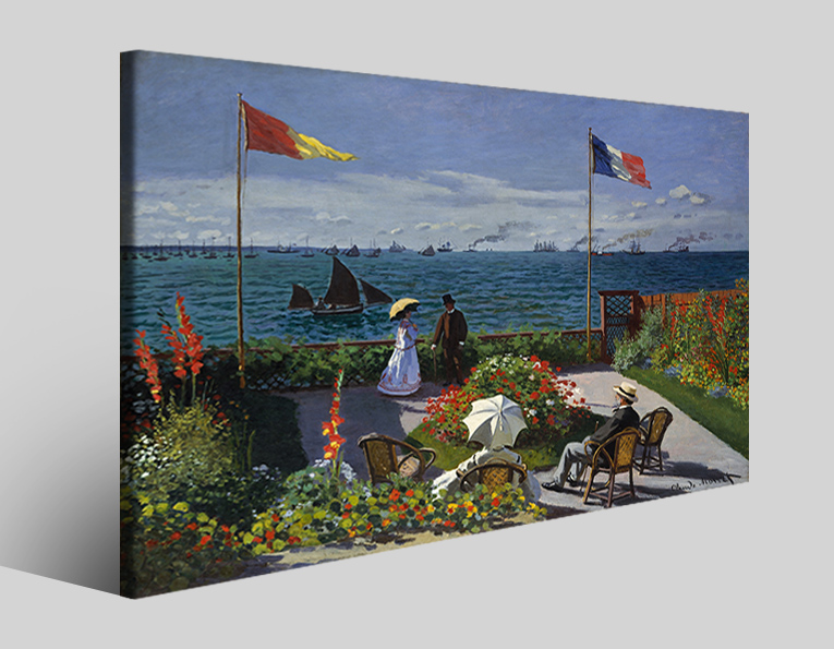 Quadro riproduzione Claude Monet VII stampa su tela arte famosa falso d'autore 